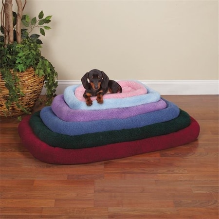 Pet Pals Pet Pals ZW260 42 50 Sherpa Crate Bed 41.75 x 27.75 In Lavender Q ZW260 42 50
